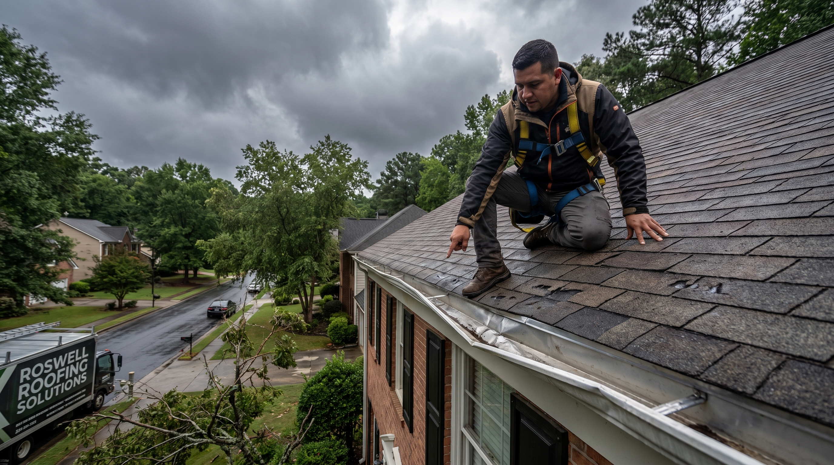 Hail Roof Replacement in Roswell, GA